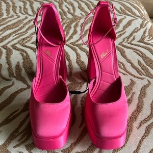 Zara Heeled Platform heels